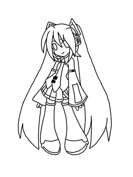 Vocaloid coloring pages