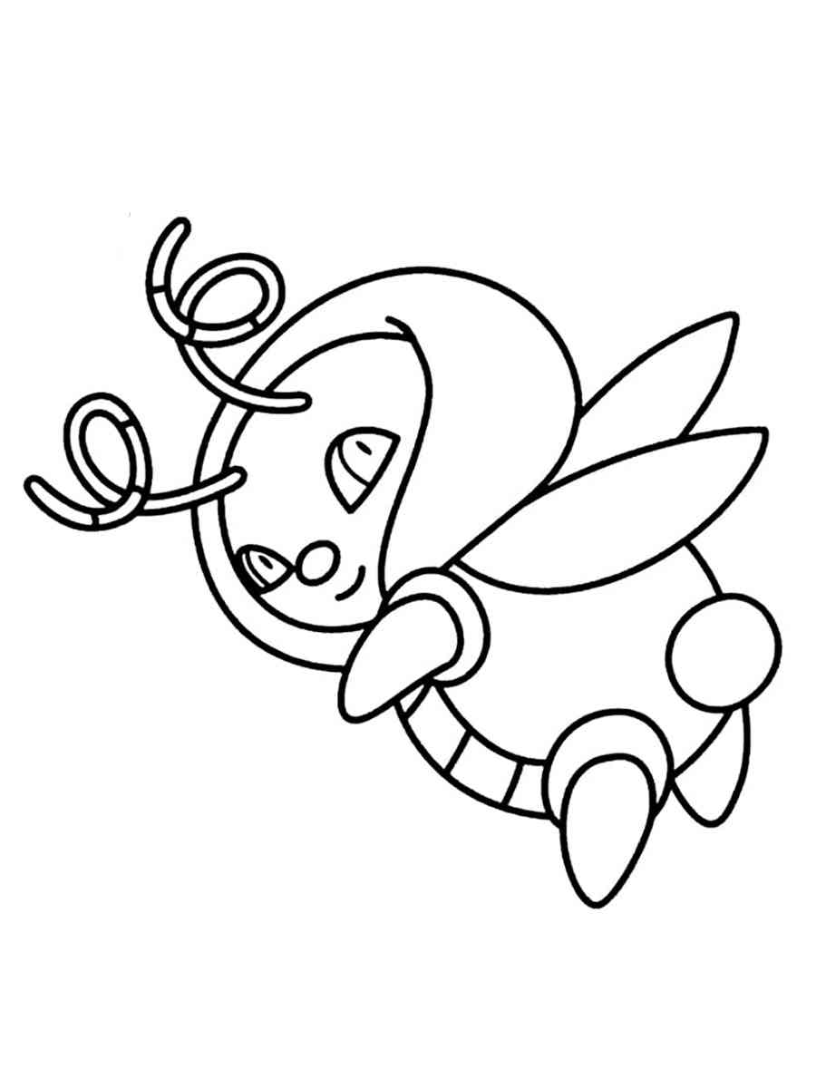 Volbeat Pokemon coloring pages