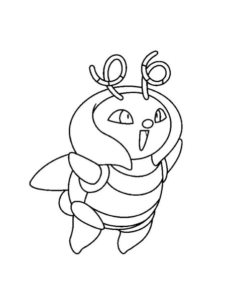 volbeat coloring pages pokemon