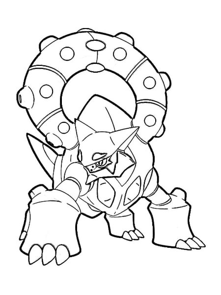 Volcanion Pokemon coloring pages