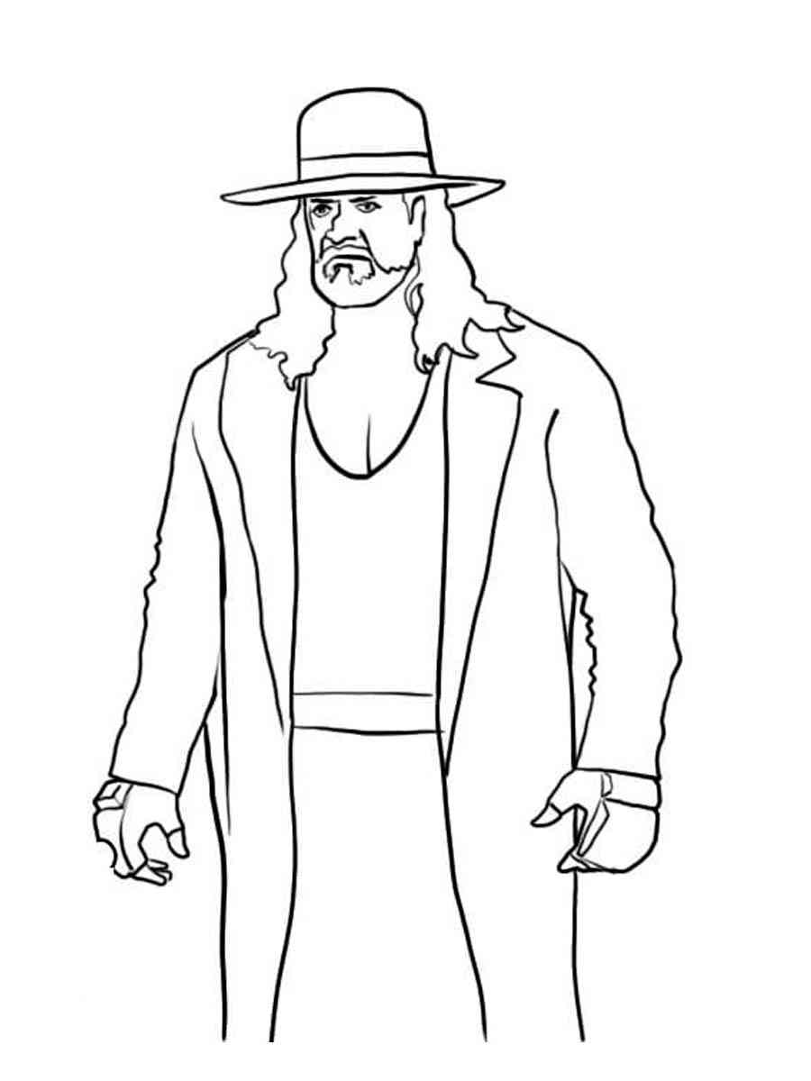 WWE coloring pages