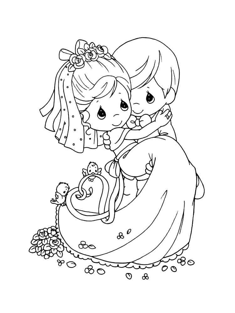 Wedding coloring pages. Download and print Wedding coloring pages