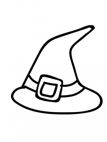 Witch Hat coloring pages