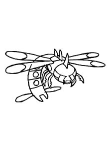 Yanmega Pokemon coloring pages