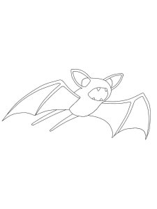 Zubat Pokemon coloring pages