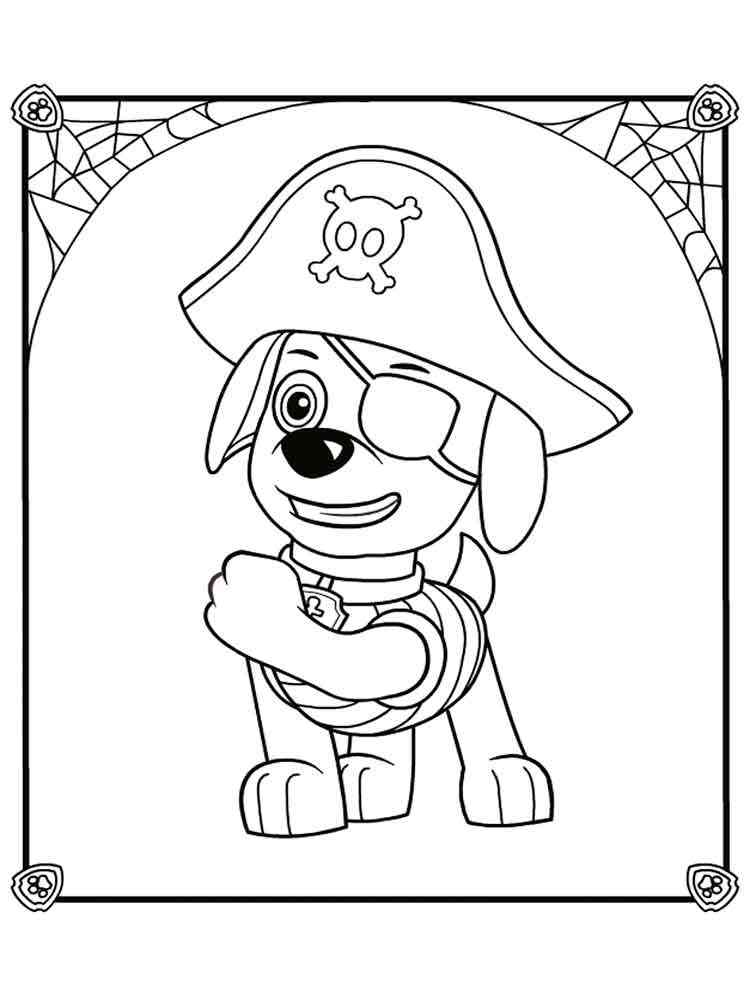 Zuma Paw Patrol coloring pages. Download and print Zuma ...
