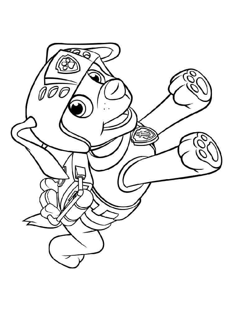 Download Zuma Paw Patrol Coloring Pages Printable - Printable Paw ...