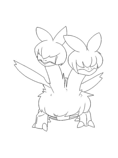 coloring pages zweilous pokemon