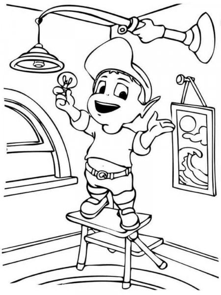 Adibou coloring pages