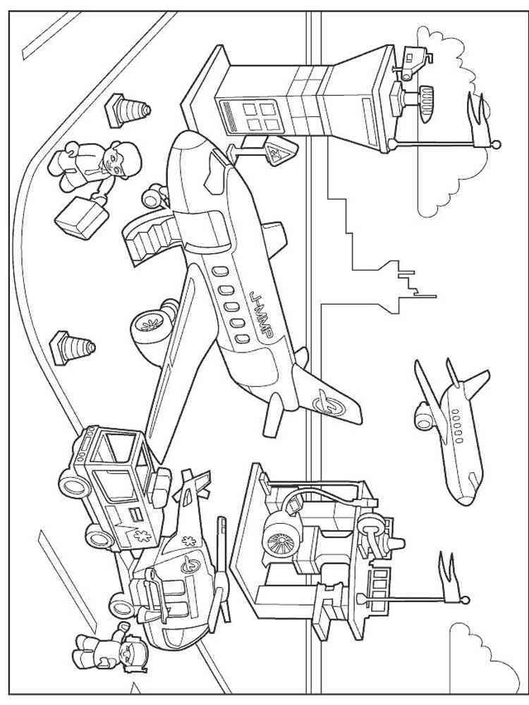 Airport coloring pages. Download and print Airport coloring pages