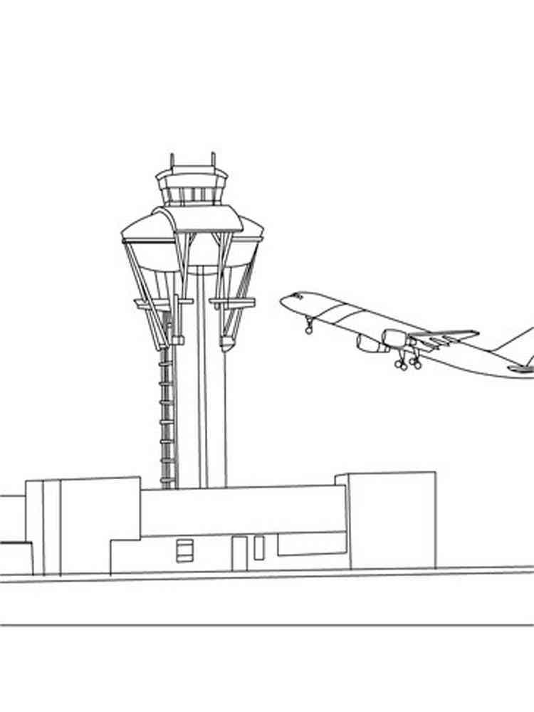 Airport coloring pages. Download and print Airport coloring pages