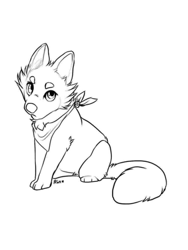 Anime Animals coloring pages