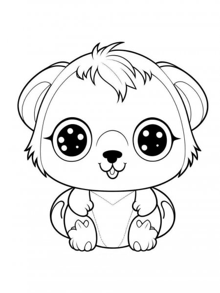 Anime Animals coloring pages