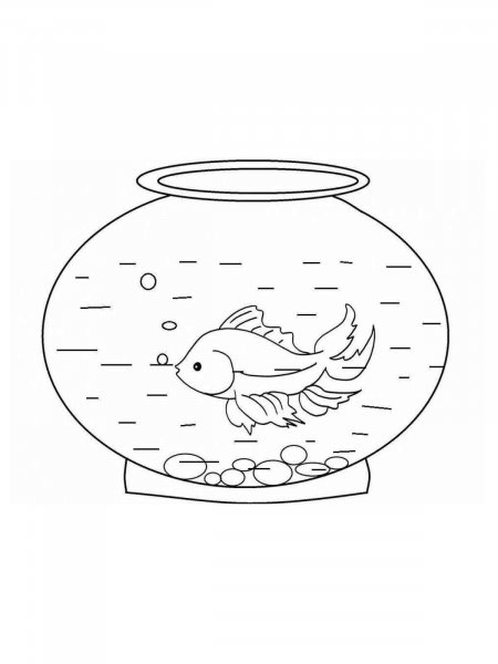 Aquarium Coloring Pages