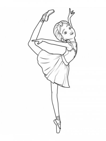 Ballerina coloring pages. Download and print Ballerina coloring pages.