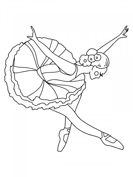 Ballerina coloring pages. Download and print Ballerina coloring pages.