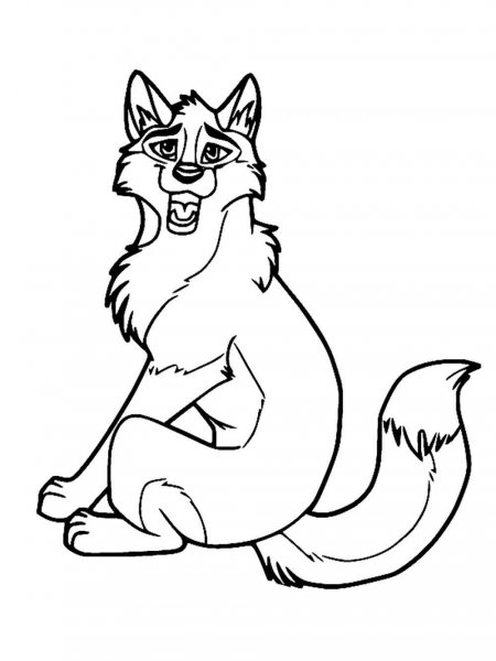 Balto coloring pages