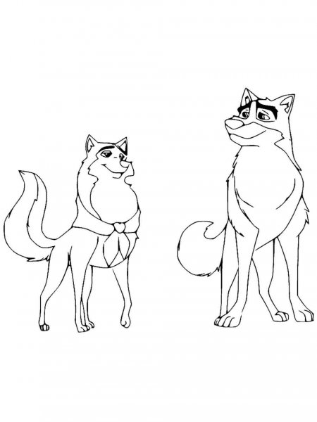 Balto coloring pages