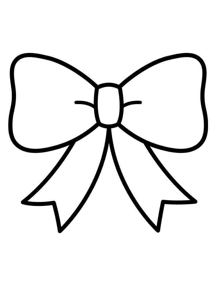 Bows coloring pages