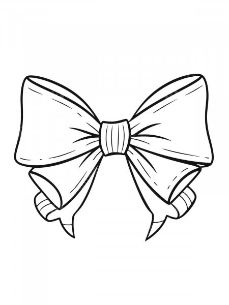 Bows coloring pages