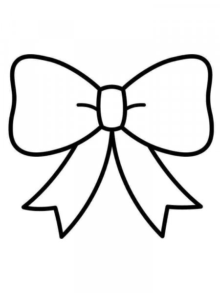 Bows coloring pages