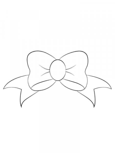 Bows Coloring Pages