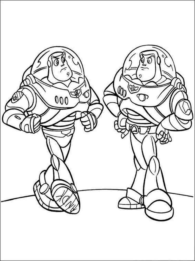 buzz coloring page