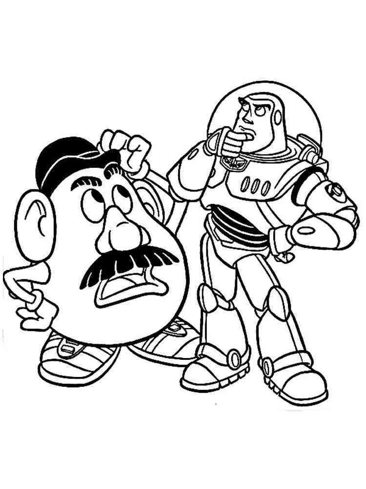 Buzz Lightyear Coloring Pages Free Printable Buzz Lightyear Coloring 