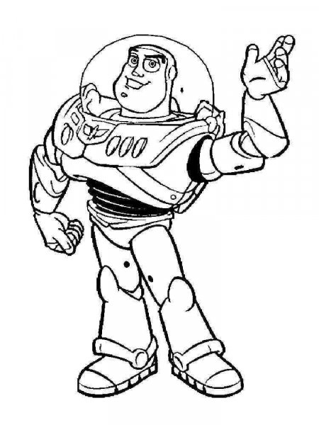 Buzz Lightyear coloring pages