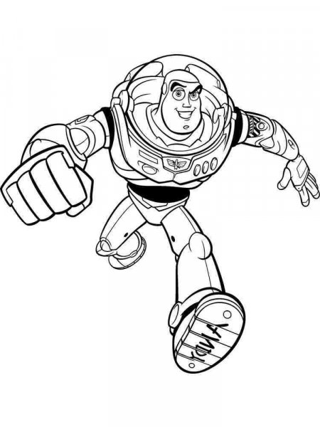 Buzz Lightyear coloring pages