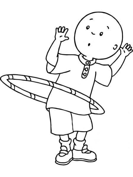 Caillou coloring pages