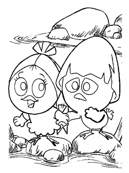 Calimero coloring pages