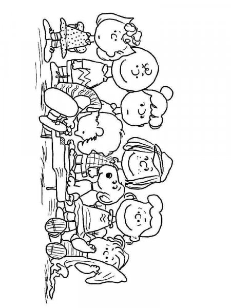 Charlie Brown coloring pages