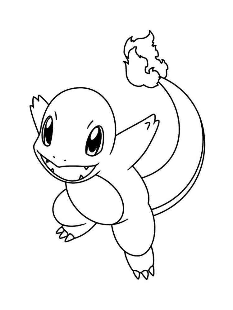 Charmander coloring pages. Free Printable Charmander coloring pages.