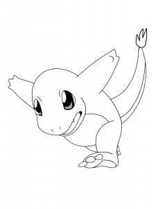 Charmander Coloring Page 3