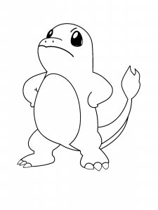 Charmander Coloring Page 12