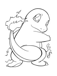 Charmander Coloring Pages 3