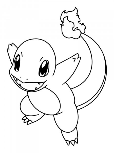 Charmander coloring pages