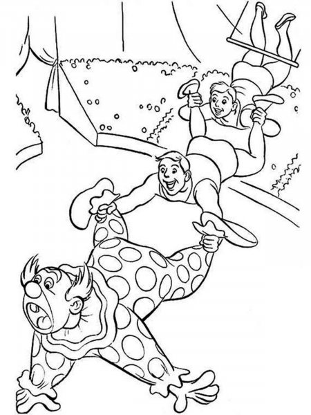 Circus coloring pages. Download and print Circus coloring pages