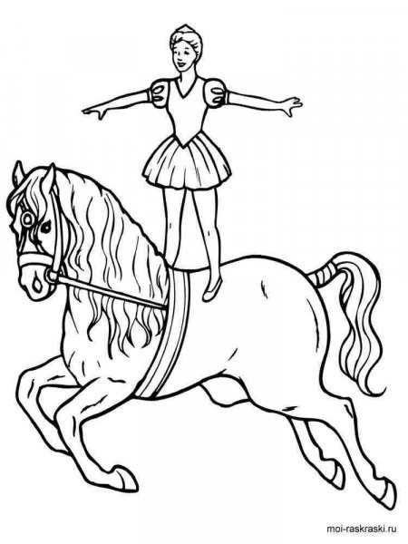 Circus coloring pages