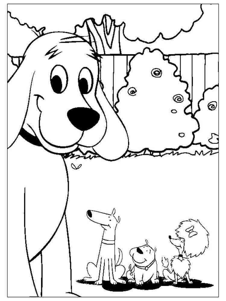 Clifford coloring pages. Free Printable Clifford coloring pages.