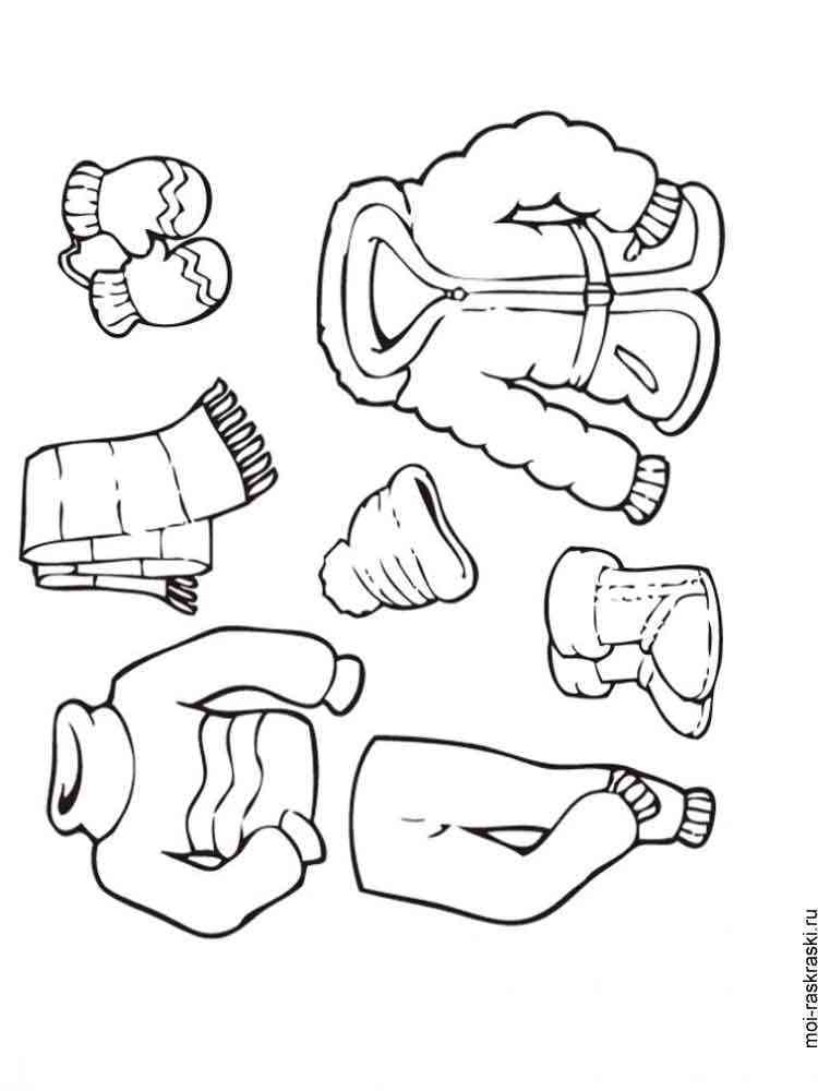 Free Clothing Coloring Pages - boringpop.com