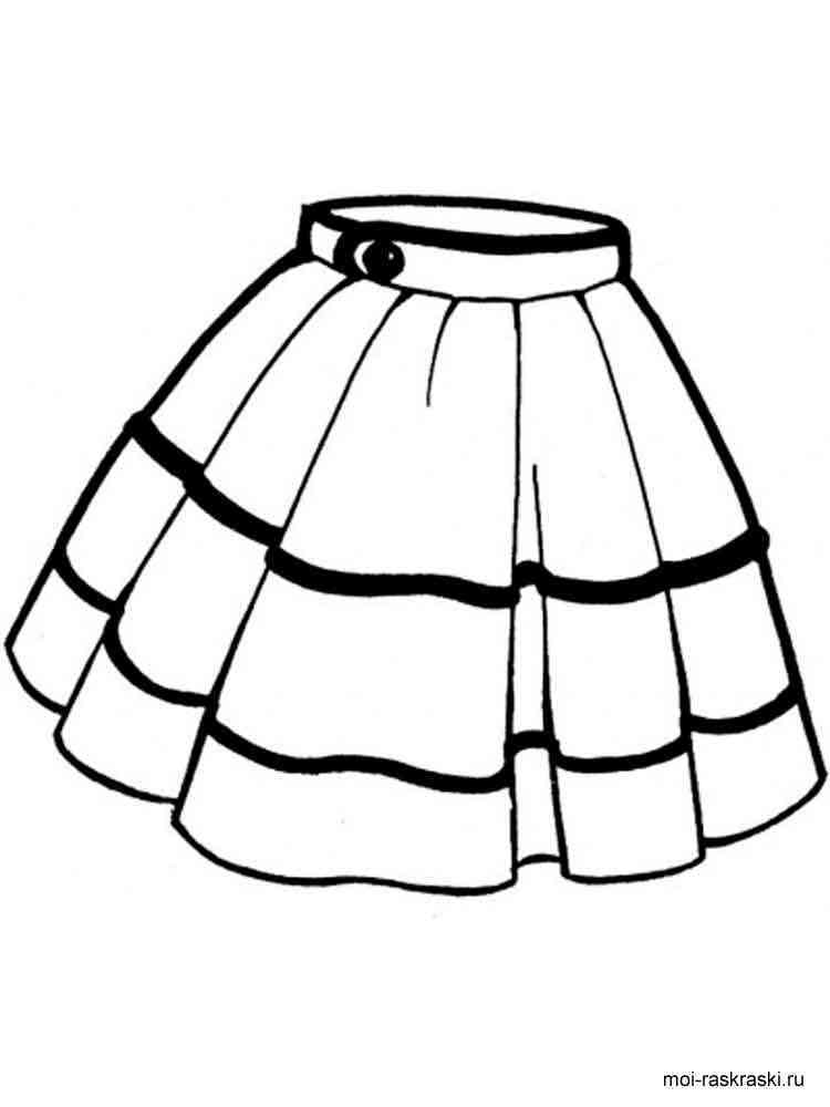 Clothing coloring pages. Download and print Clothing coloring pages