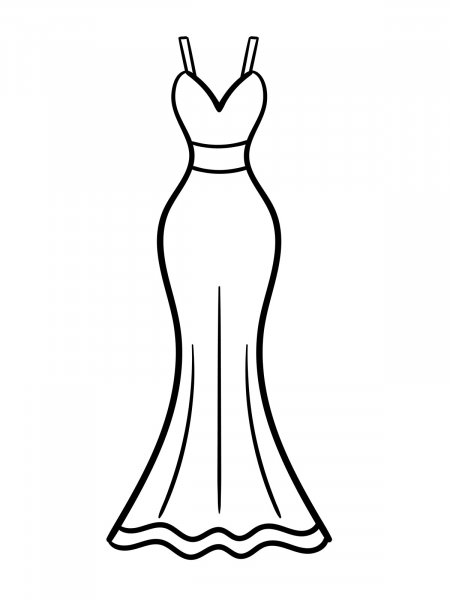 Clothing coloring pages