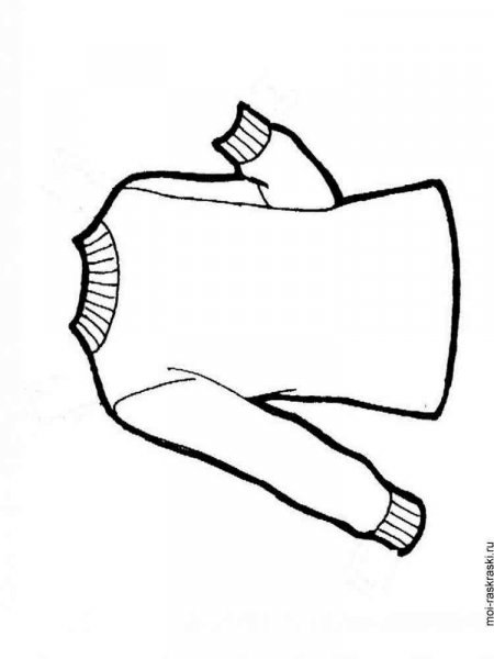 Clothing coloring pages