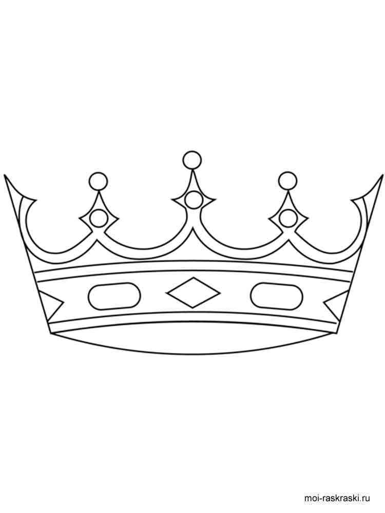 Crown coloring pages. Free Printable Crown coloring pages.