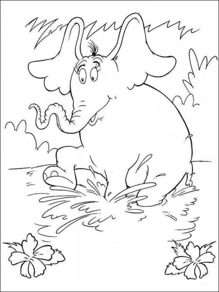 Dr. Seuss coloring pages