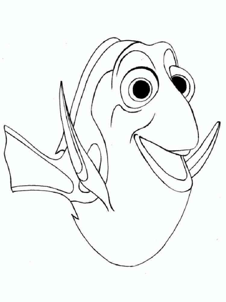 Finding Dory coloring pages. Free Printable Finding Dory coloring pages.
