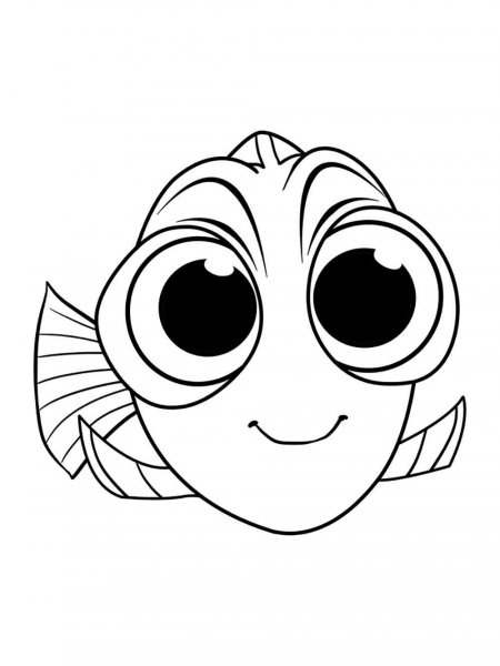 Finding Dory coloring pages