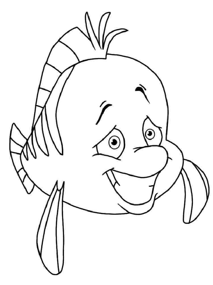 Flounder coloring pages. Free Printable Flounder coloring ...
